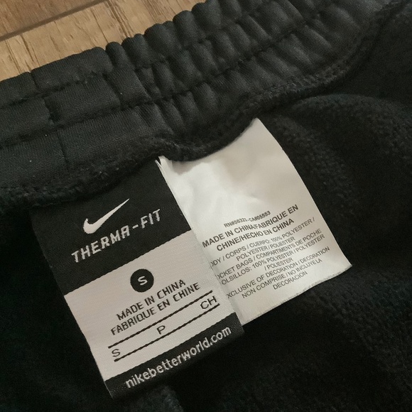 SOLD! Boys Sz Small Nike Therma-FIT Sweatpants Grey 699895-060 & Blk 853714-010 - Picture 15 of 16